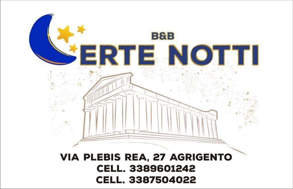 B&B Certe Notti Agrigent Exterior foto